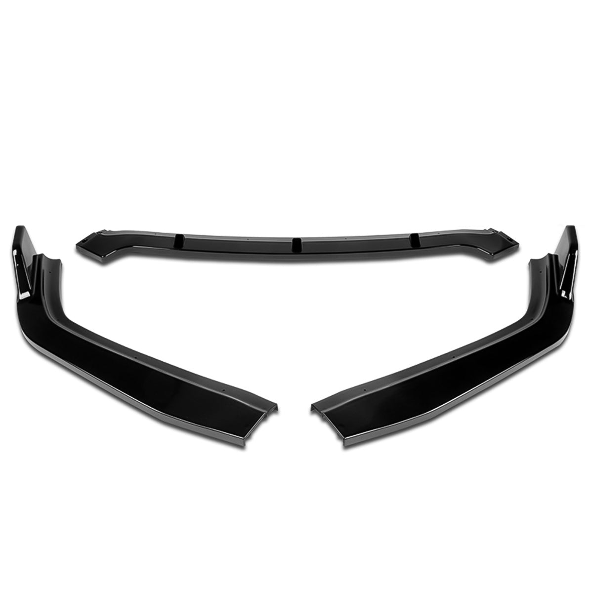 GEN PERFORMANCE 12 HONDA CIVIC 4DR CS-STYLE GLOSS BLACK FRONT BUMPER LIP