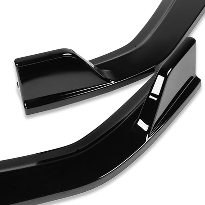 GEN PERFORMANCE 12 HONDA CIVIC 4DR CS-STYLE GLOSS BLACK FRONT BUMPER LIP