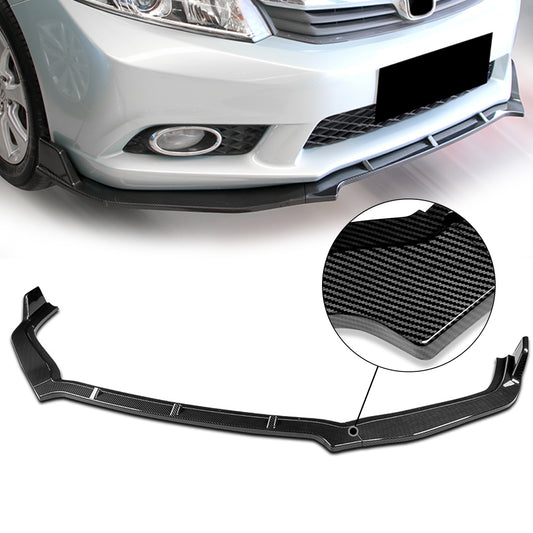 GEN PERFORMANCE 12 HONDA CIVIC CS-STYLE CARBON FIBER LOOK FRONT BUMPER LIP