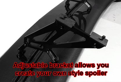 2016-2021 Honda Civic Sedan 57" Wide JDM Trunk Spoiler Carbon Fiber CF