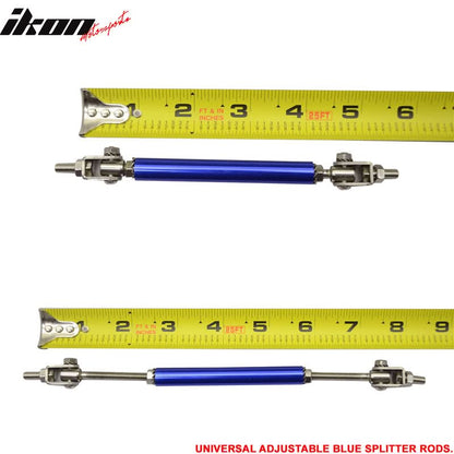 Universal Adjustable 5.5"-8" 2PCS Blue Bumper Lip Splitter Chin Rod