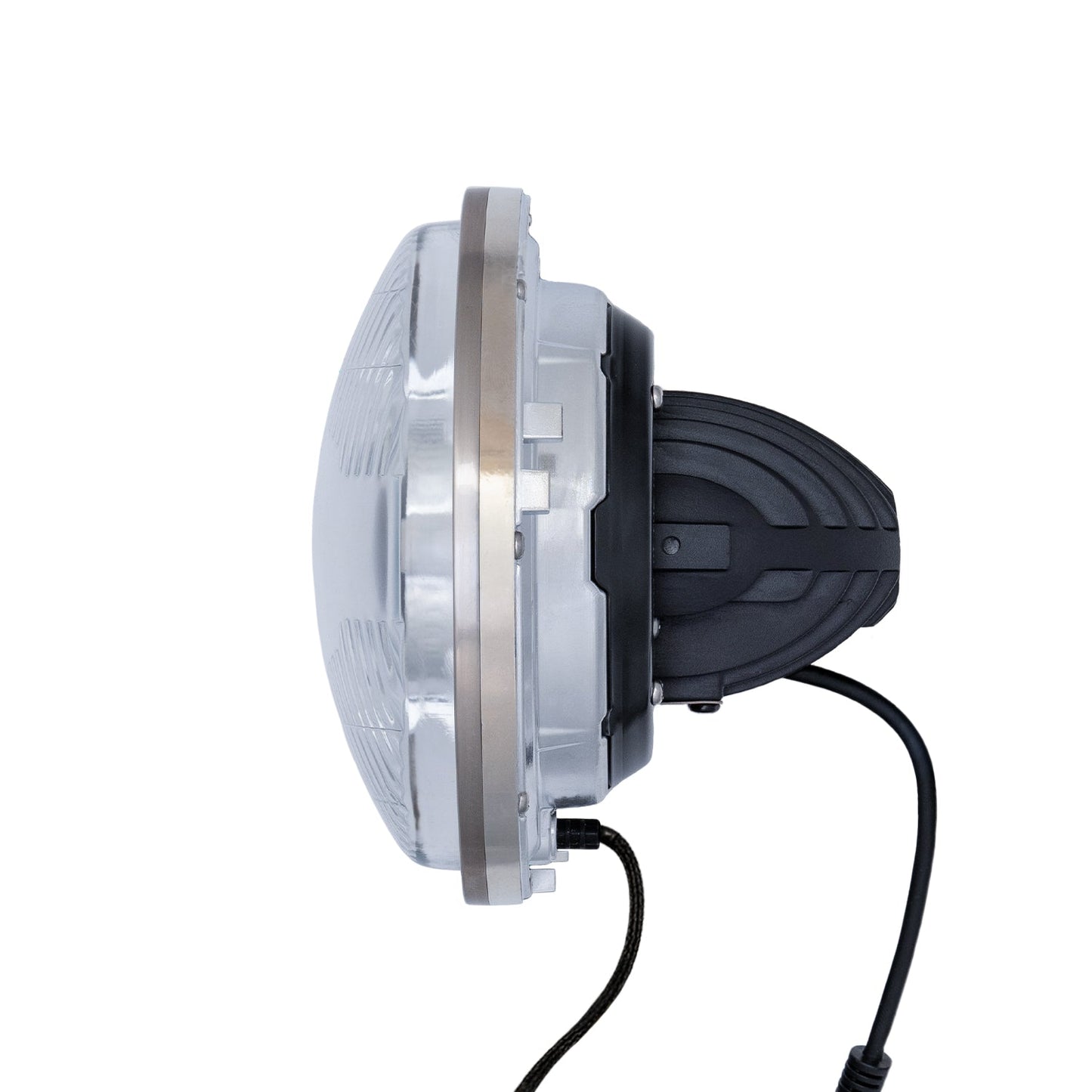 High/Low Beam Chrome 30W LED 575 with HDR Switchback Halo with Original Glass