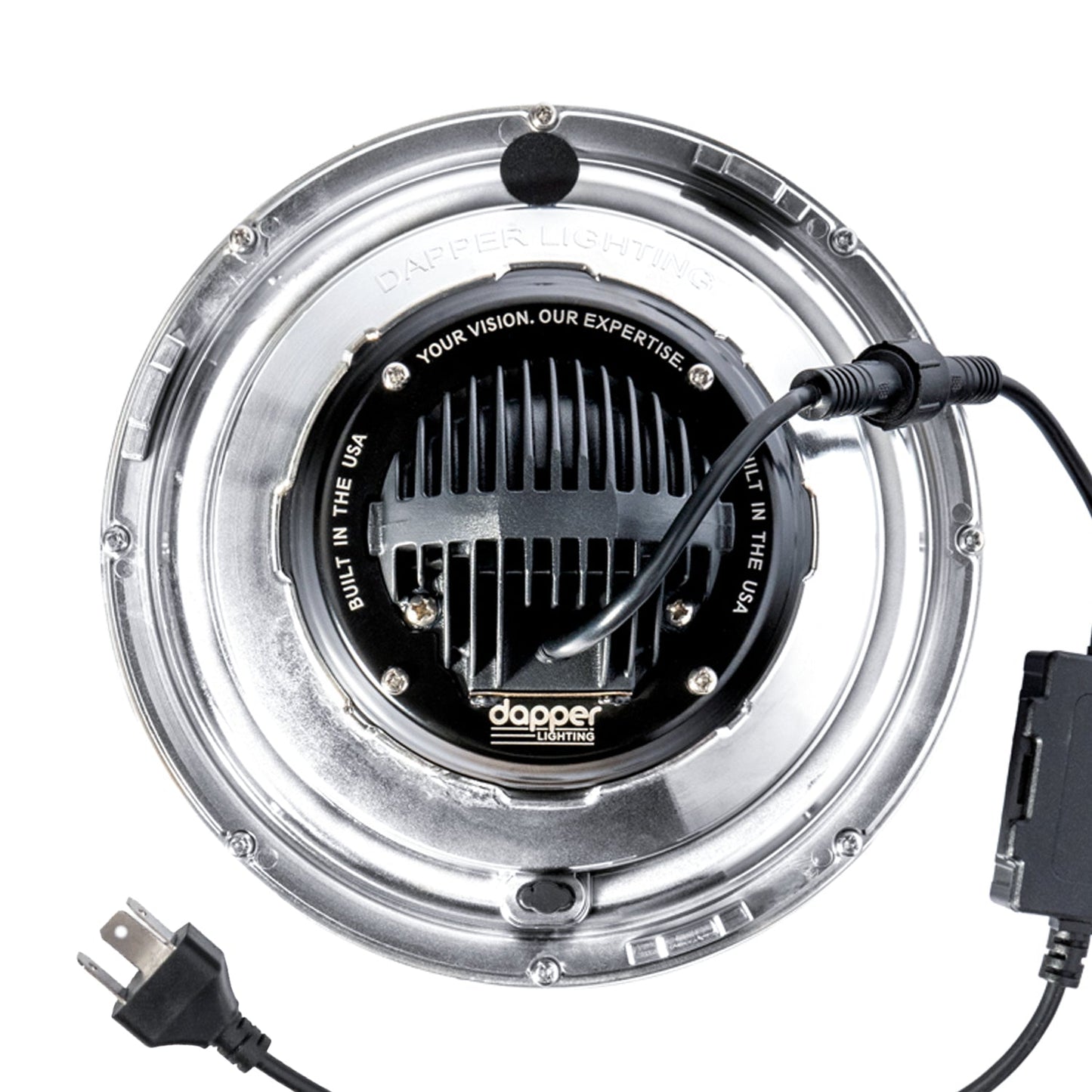 Chrome LED Seven with Original Glass