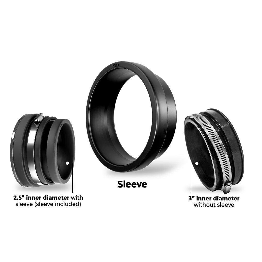 NGR Turbo Filter (Drag Edition) Black, One-Piece, Fits 3in & 2.5in