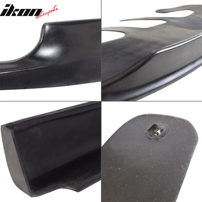 2002-2003 Subaru Impreza WRX Sedan P-D Style Black Front Bumper Lip PU