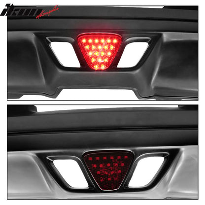 2002-2004 Acura RSX Mugen Style Rear Lip Diffuser LED Brake Light PU