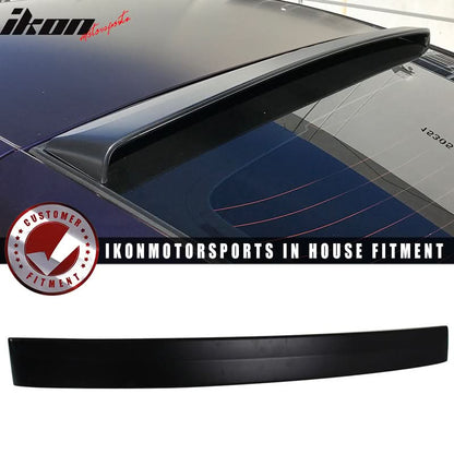 2003-2008 Nissan 350Z RS Style Roof Spoiler Wing Unpainted Black ABS