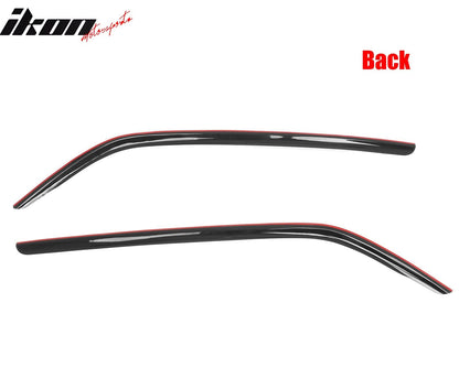 2003-2008 Subaru Forester Slim Style Smoke 2PCS Window Visor Acrylic