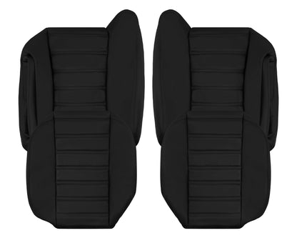 2003 - 2007 Hummer H2 SUV SUT Adventure LEATHER Seat Cover: Ebony Black