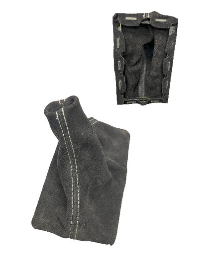 Genuine Suede Manual Shift Boot Cover + Frame For 2005-2009 Ford Mustang GT Convertible Coupe V8 V6