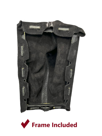 Genuine Suede Manual Shift Boot Cover + Frame For 2005-2009 Ford Mustang GT Convertible Coupe V8 V6