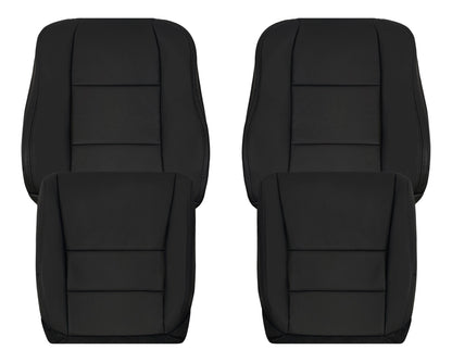 2005 - 2008 Acura TL Driver Or Passenger Seat Covers In Black: Choose Leather OR Synthetic Leather