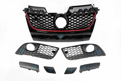 2006-2009 Volkswagen Golf/Jetta/Rabbit (MK5) GTI Style Polypropylene Front Bumper Conversion Kit | E3Tuning