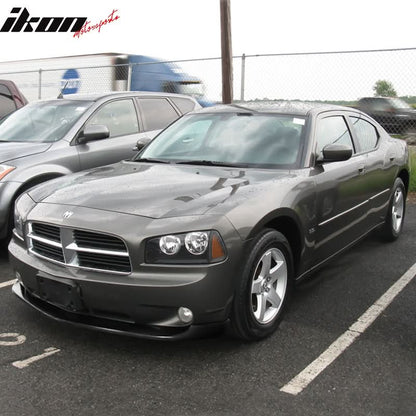 2006-10 Dodge Charger V2 Style Unpainted Front Lip Splitter Spoiler PU