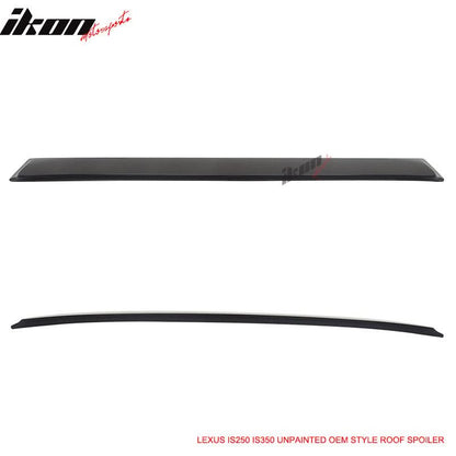 2006-2013 Lexus IS250 IS350 OEM Style Unpainted Roof Window Spoiler