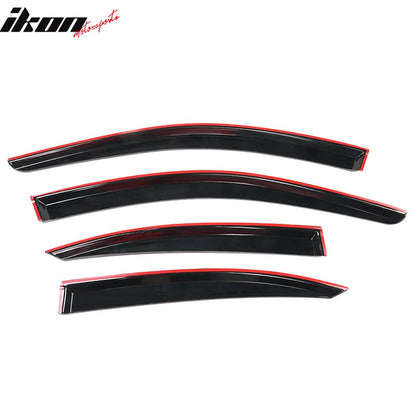 2006-2013 Lexus IS250 IS350 08-14 IS F 4Pc Set Window Visors Acrylic