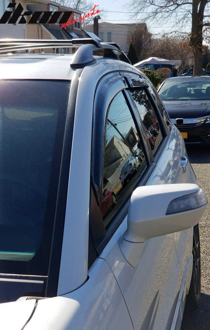 2007-2012 Acura RDX TB1 Slim Style Smoke/Tinted Visor Windows Acrylic