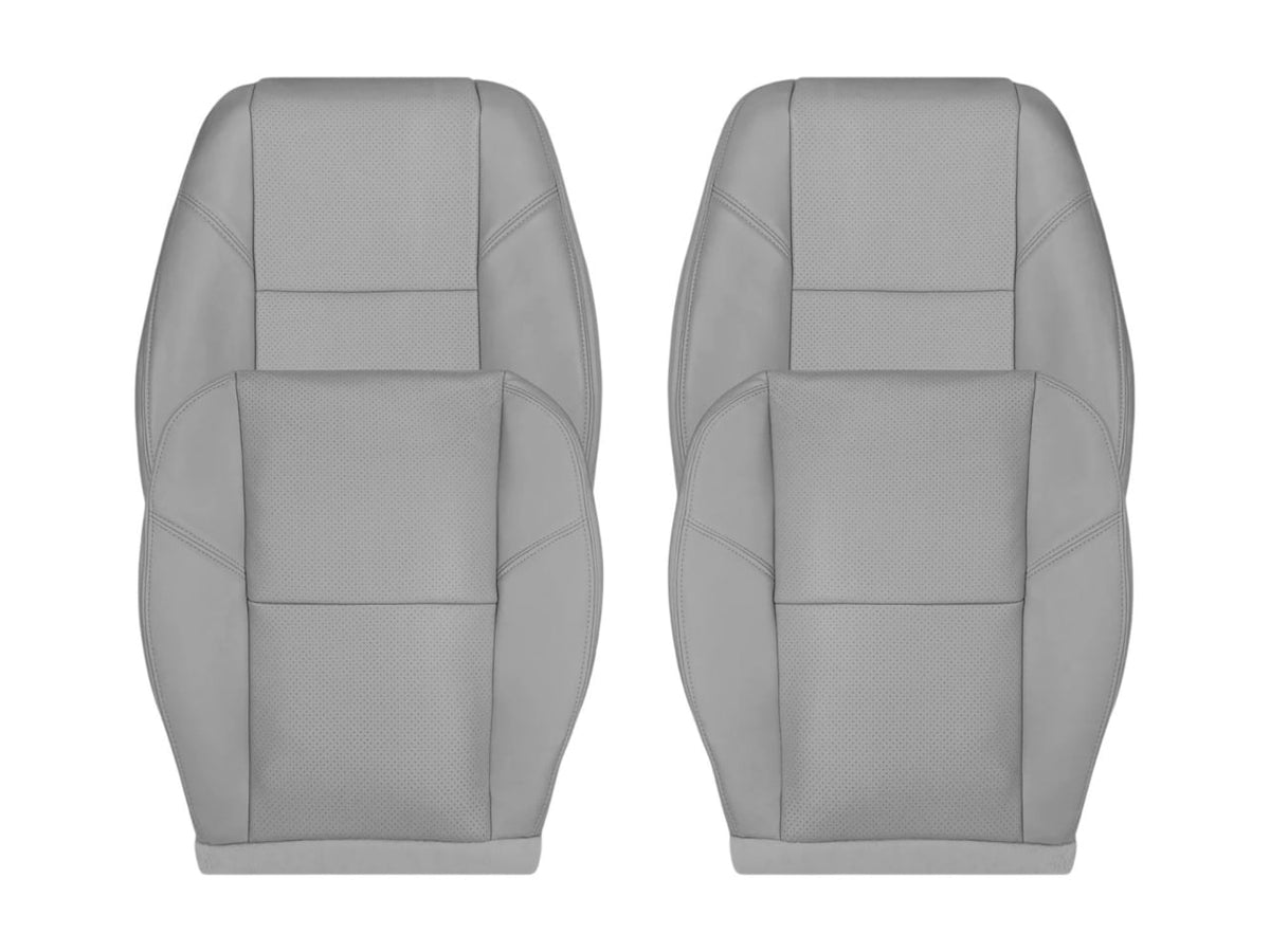 2007-2014 Chevy Tahoe/Suburban/Avalanche LTZ Seat Cover In Perforated Gray: Choose From Variation