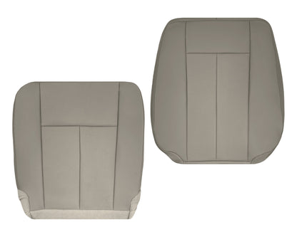 2007-2014 Ford Expedition Eddie Bauer/XLT PERFORATED Leather Replacement Seat Cover in Gray