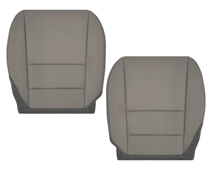 2007 - 2013 Acura MDX Driver Or Passenger Replacement Seat Covers: Non-Perforated Gray