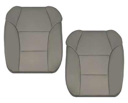 2007 - 2013 Acura MDX Driver Or Passenger Replacement Seat Covers: Non-Perforated Gray