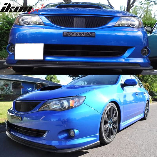 2008-2010 Subaru Impreza WRX Premium CS Style PU Front Bumper Lip