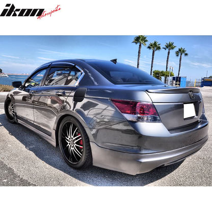 2008-2012 Honda Accord Sedan JDM Style Side Skirts Rocker Pannel PP