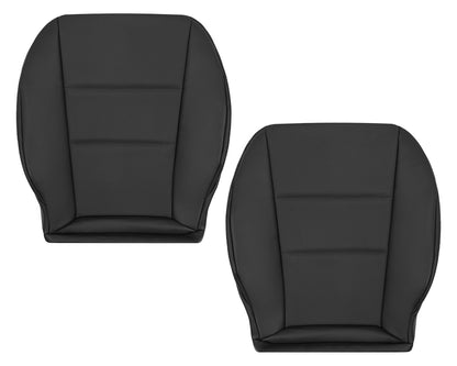 2008-2015 Mercedes Benz GLK250, GLK-350 Driver OR Passenger Bottom Replacement Leather Seat Cover: Perforated Black