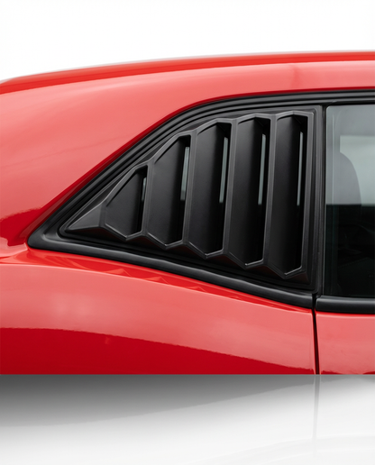 2008-2023 Dodge Challenger XE V4 Side Window Louvers PP