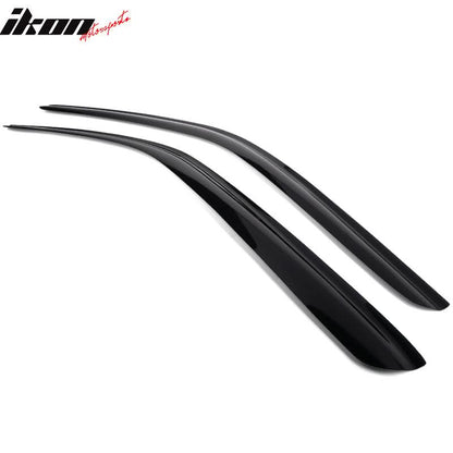 2008-2024 Dodge Challenger Slim Style Tape On Acrylic Window Visor 2PC
