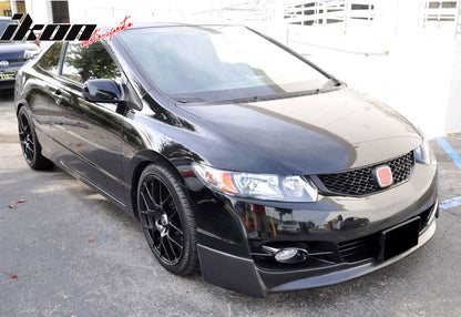 2009-2011 Honda Civic 2 Door P1 Style Unpainted Front Bumper Lip PU