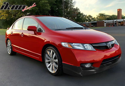 2009-2011 Honda Civic 4Dr Sedan JS Style Front Lip Spiler Unpainted PU