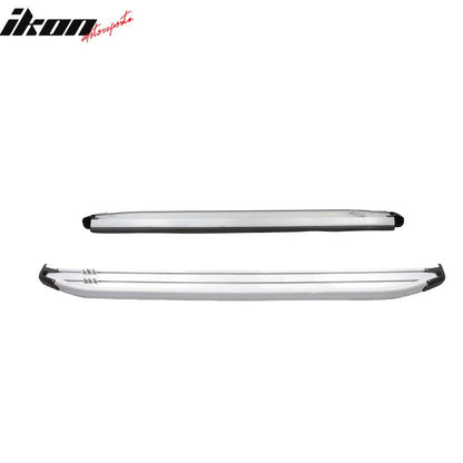 2009-2015 Honda Pilot Running Boards OE Style Black Silver Aluminum