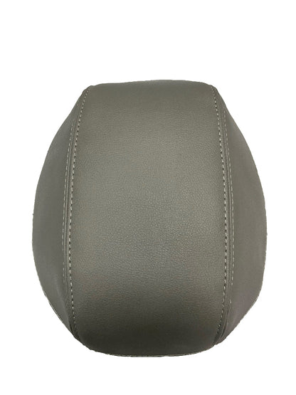 Replacement LEATHER Console Lid Armrest Cover In Platinum Gray For 2009-2019 Subaru Forester
