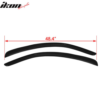 2010-2014 Ford Mustang 2Pc Set Window Visors Acrylic