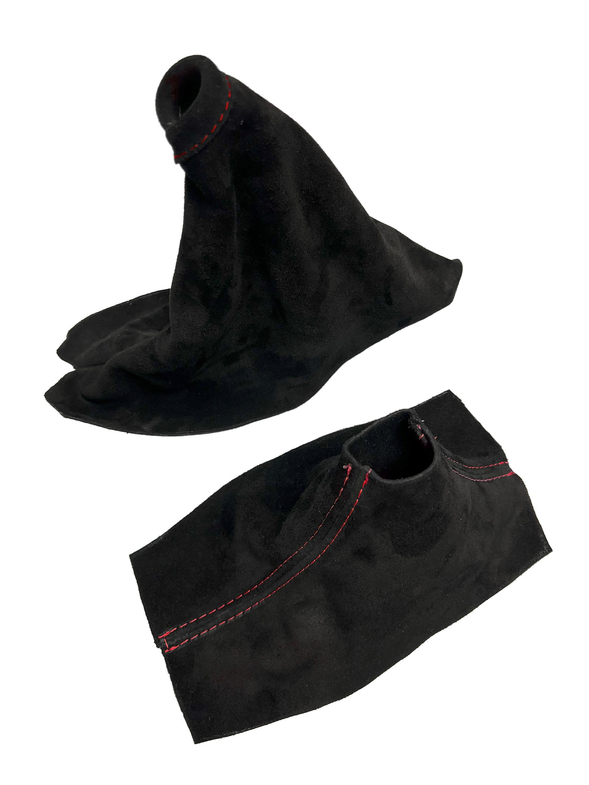 2010-2014 FORD MUSTANG GT Genuine Real Suede Emergency Brake & Shift Boot Cover Set