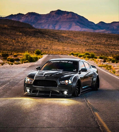 2011-2014 Dodge Charger Sniper 2.0 Carbon Fiber Hood