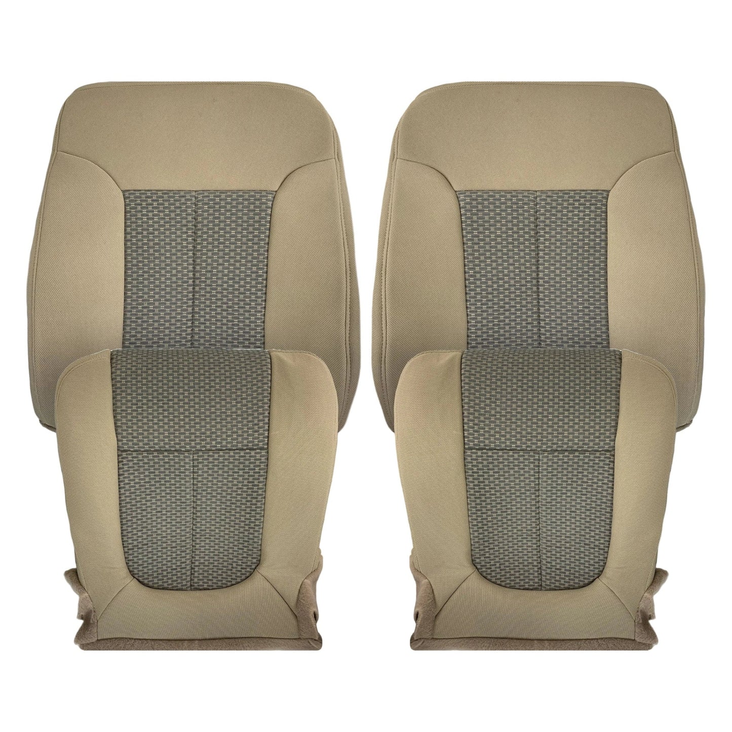 2011 - 2016 Ford F250 F350 F450 F550 XLT Truck Cloth Seat Cover In Tan: Choose Your Side
