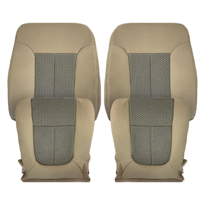 2011 - 2016 Ford F250 F350 F450 F550 XLT Truck Cloth Seat Cover In Tan: Choose Your Side