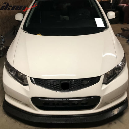 2012-2013 Honda Civic Coupe 2-Door MDA Style Front Bumper Lip Guard PU