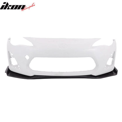 2013-2016 Scion FRS GR Style Unpainted Black Front Bumper Lip PU