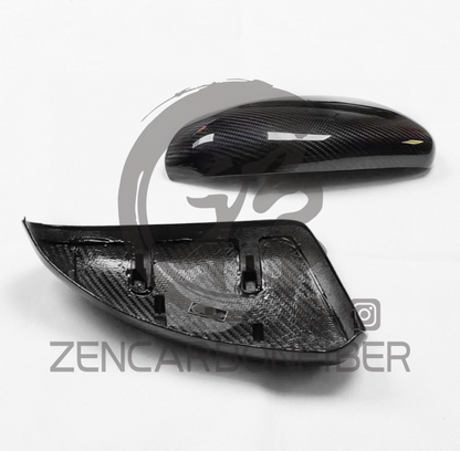 2013+ Subaru BRZ/Toyota 86/GR86/Scion FRS Carbon Fiber Mirror Caps