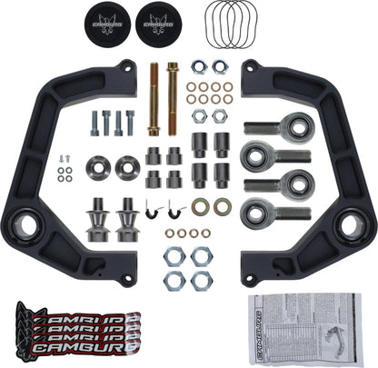 Camburg 08-21 Toyota Landcruiser 200 Series KINETIK V2 Performance Billet Uniball Upper Arms CAM-310193-GRY