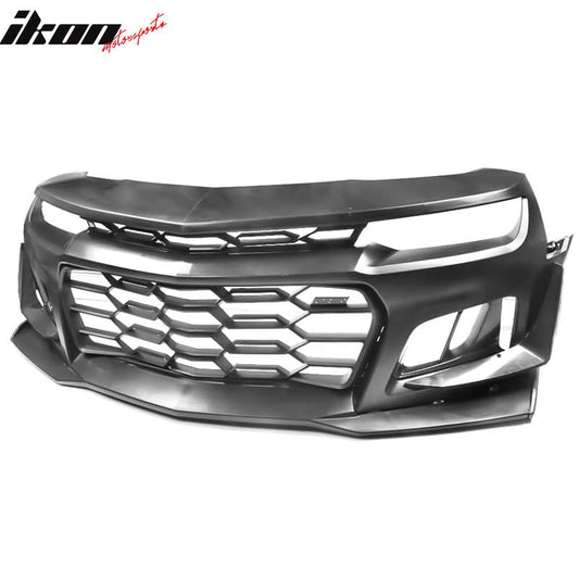 2014-2015 Chevy Camaro 5TH to 6TH Gen 1LE Style Black Front Bumper PP