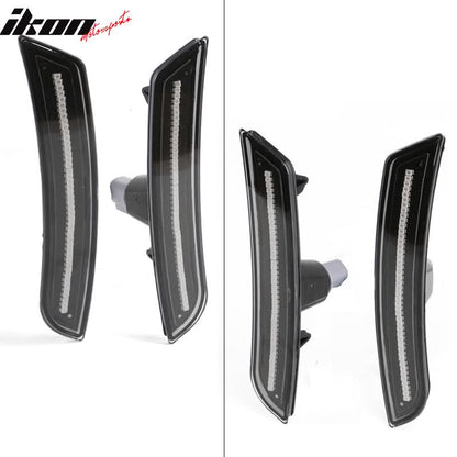 2014-2019 Cadillac CTS ATS Black Housing Side Marker Light Corner Lamp