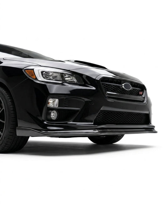 2015-2017 Subaru WRX STI MPX Carbon Fiber Print Front Bumper Lip PP