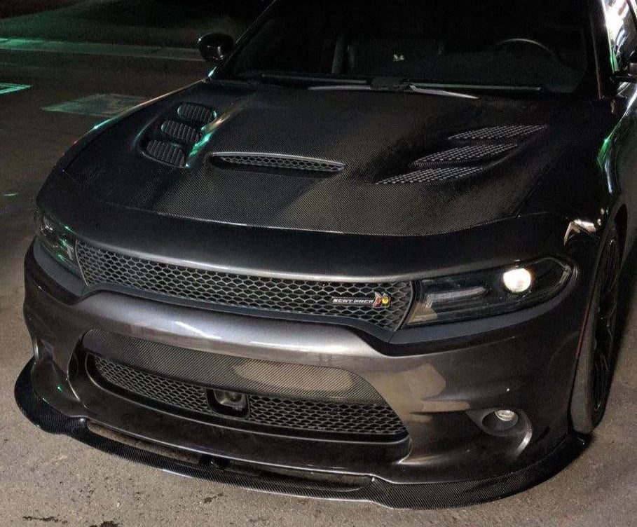 2015-2023 Dodge Charger Carbon Fiber Bumper Cover