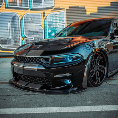 2015-2023 Dodge Charger Carbon Fiber Front Lip Splitter