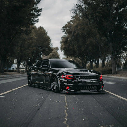 2015-2023 Dodge Charger Carbon Fiber Front Lip Splitter