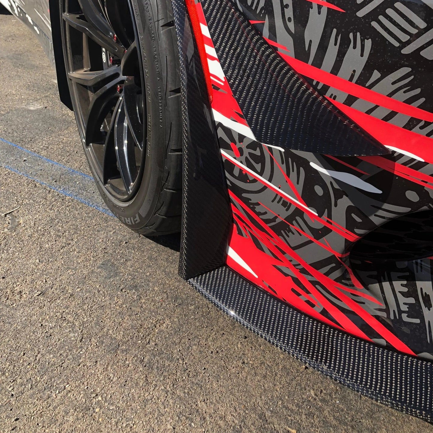 2015-2023 Dodge Charger Carbon Fiber Front Lip Splitter